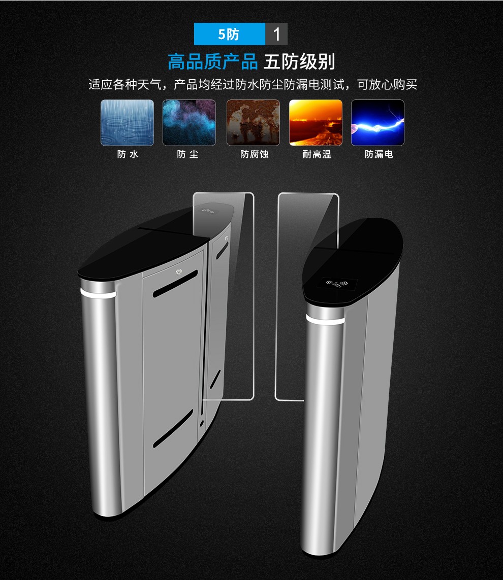 智能平移閘,人行通道閘,動態人臉識別